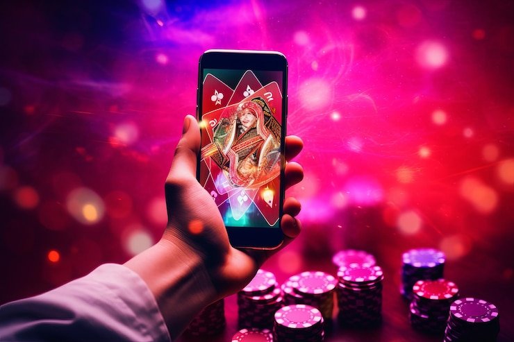 Casino game selection interface showing various entertainment options