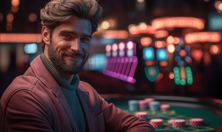 Responsible gaming dashboard with budget limits and session timers for adult users