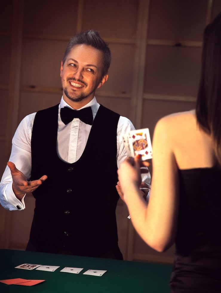 Roulette betting layout showing inside and outside bet placement areas